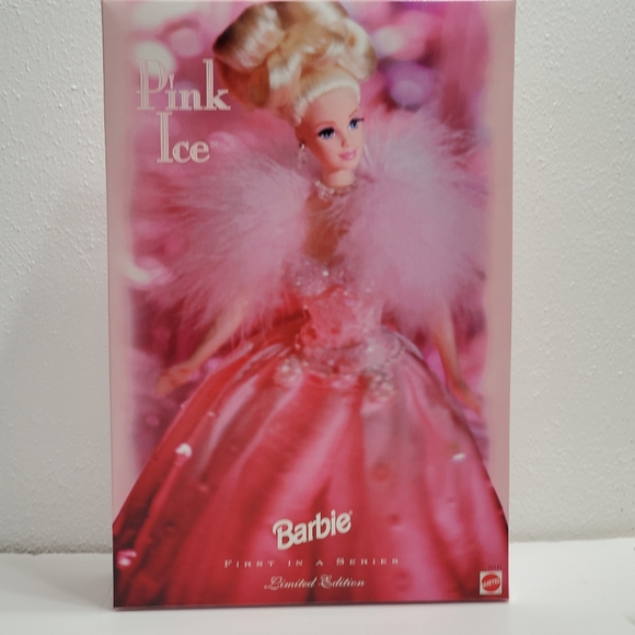 NRFB Pink Ice Barbie Doll Limited Edition First in a Series 1996 Mattel - Picture 6 of 8
